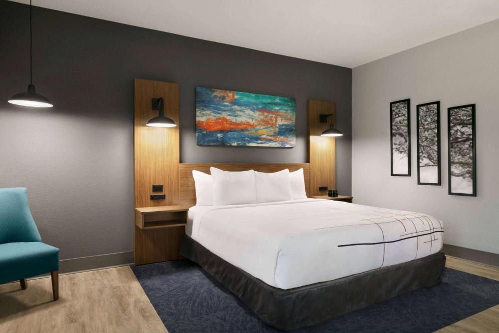 1 King Bed, Mobility/Hearing Accessible Suite, Roll-in Shower, Non-Smoking interior